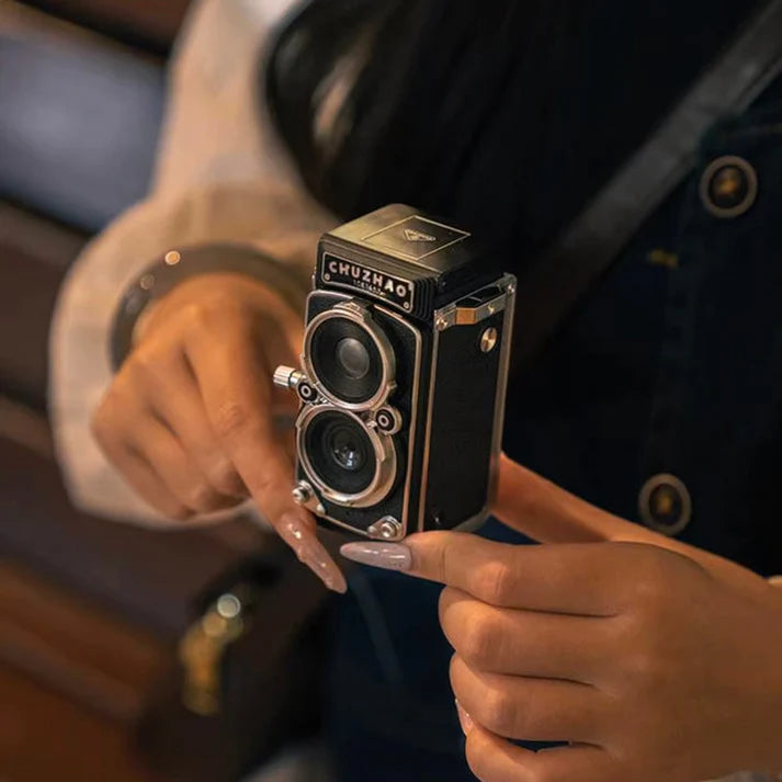 CHUZHAO Fotocamera Digitale Retro in Stile TLR