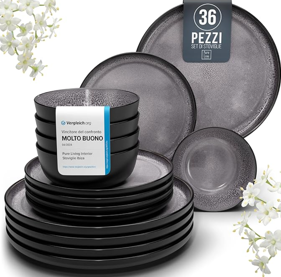 Servizio Piatti Ibiza da 36 pezzi