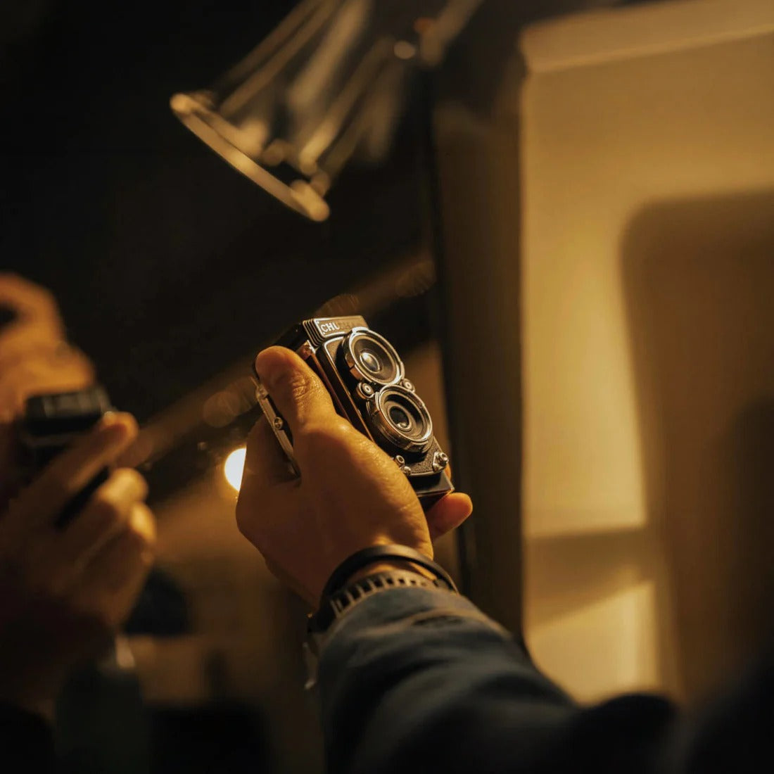 CHUZHAO Fotocamera Digitale Retro in Stile TLR