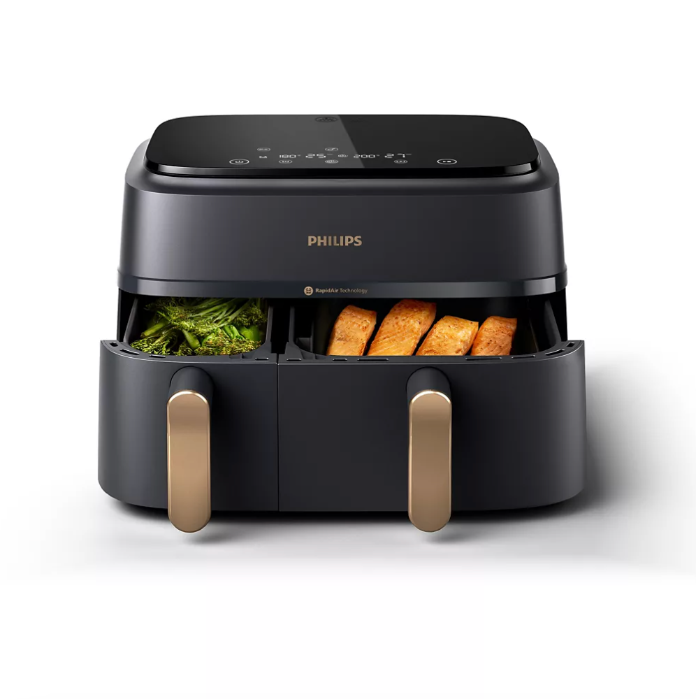 PHILIPS Airfryer Serie 3000 Con Doppio Cestello da 9 L