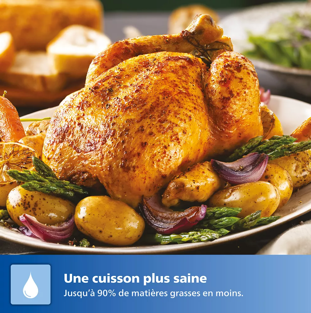 PHILIPS Airfryer Serie 3000 Con Doppio Cestello da 9 L