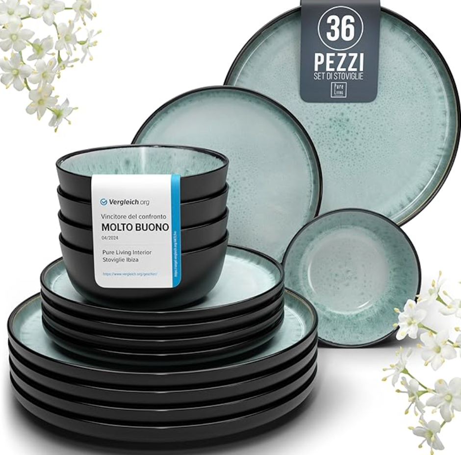 Servizio Piatti Ibiza da 36 pezzi