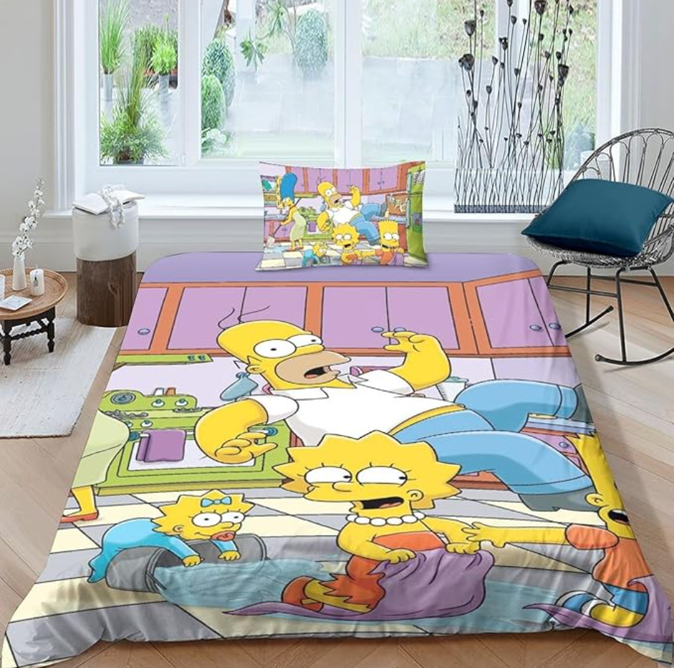 Set di Biancheria da Letto I Simpson - LENTLY
