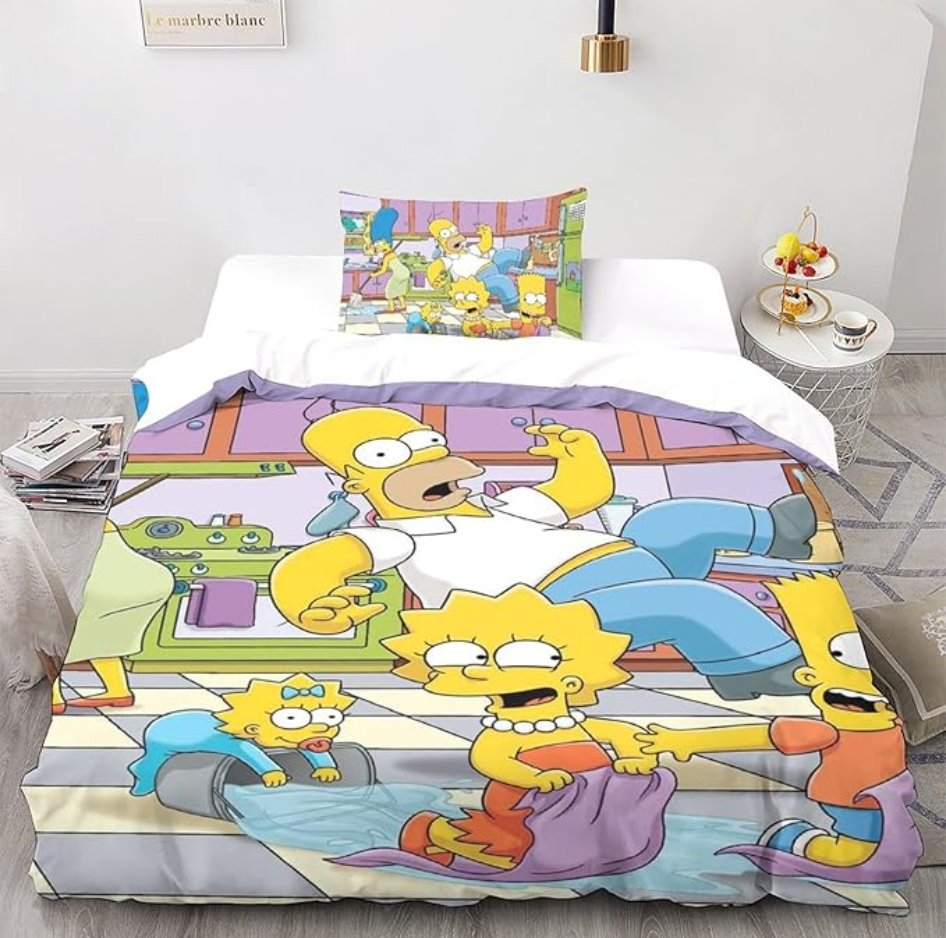 Set di Biancheria da Letto I Simpson - LENTLY