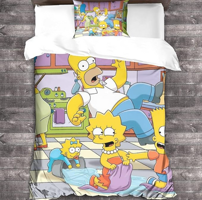 Set di Biancheria da Letto I Simpson - LENTLY