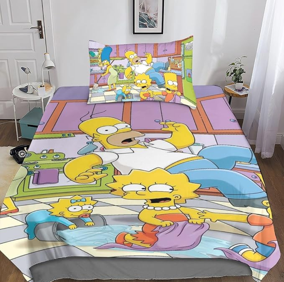 Set di Biancheria da Letto I Simpson - LENTLY