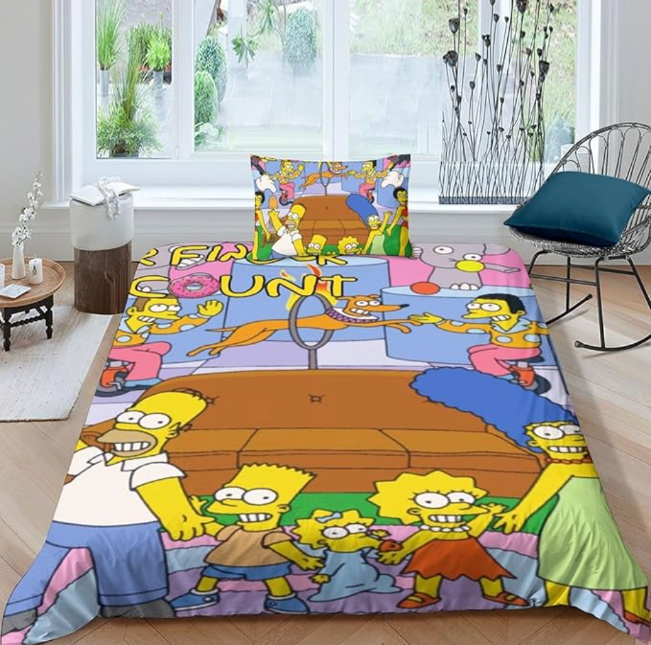 Set di Biancheria da Letto I Simpson - LENTLY