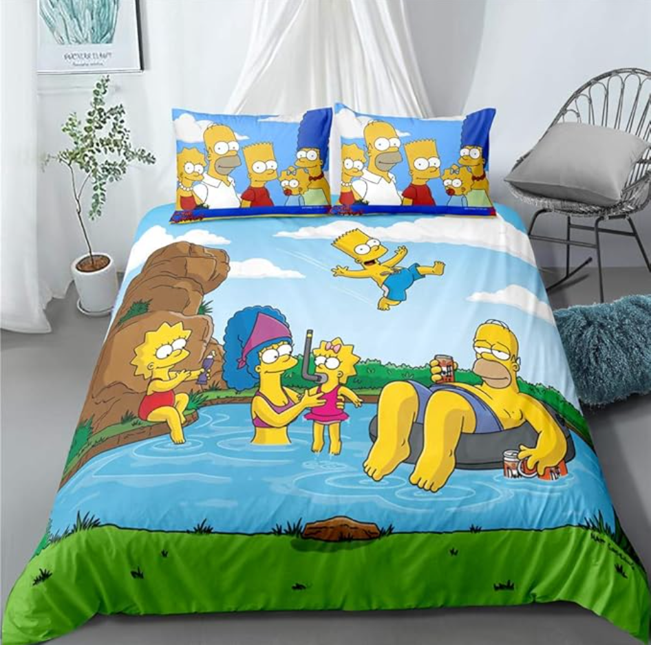 Set di Biancheria da Letto I Simpson - LENTLY