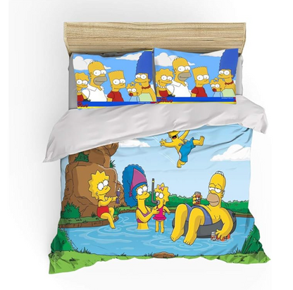 Set di Biancheria da Letto I Simpson - LENTLY