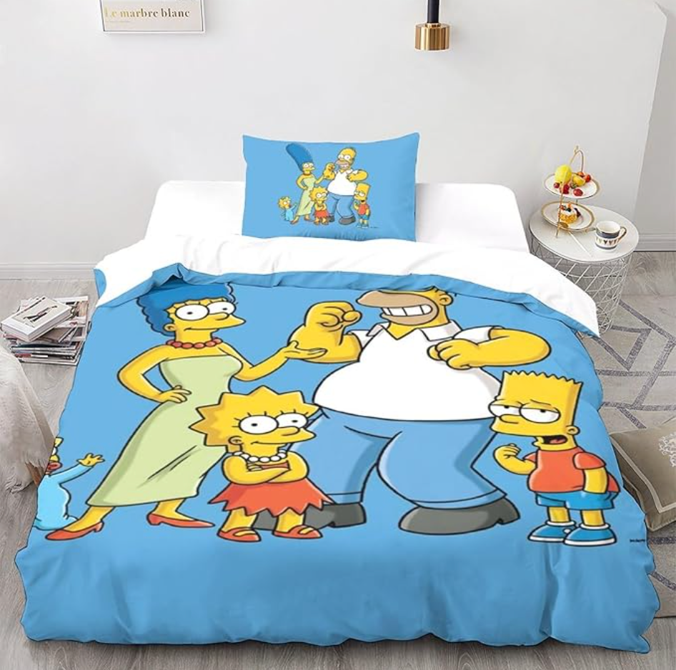 Set di Biancheria da Letto I Simpson - LENTLY