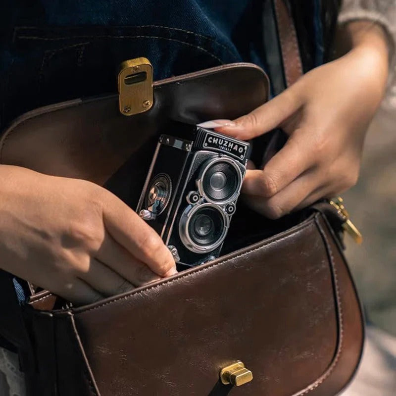 CHUZHAO Fotocamera Digitale Retro in Stile TLR